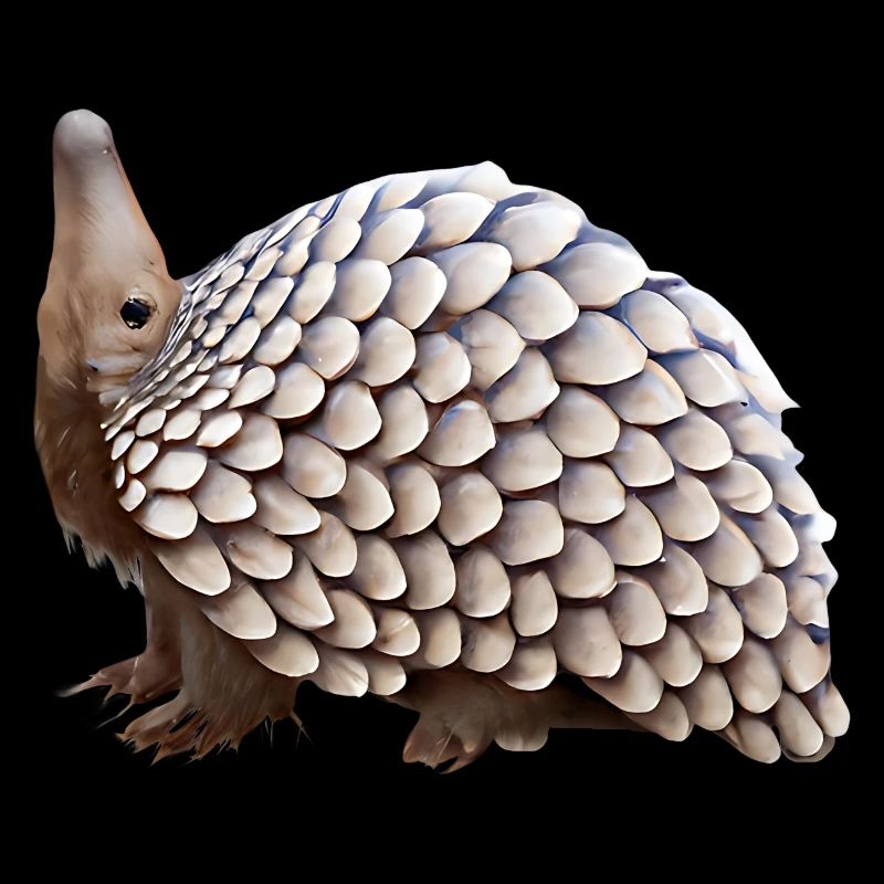 Conception de pangolin mignon