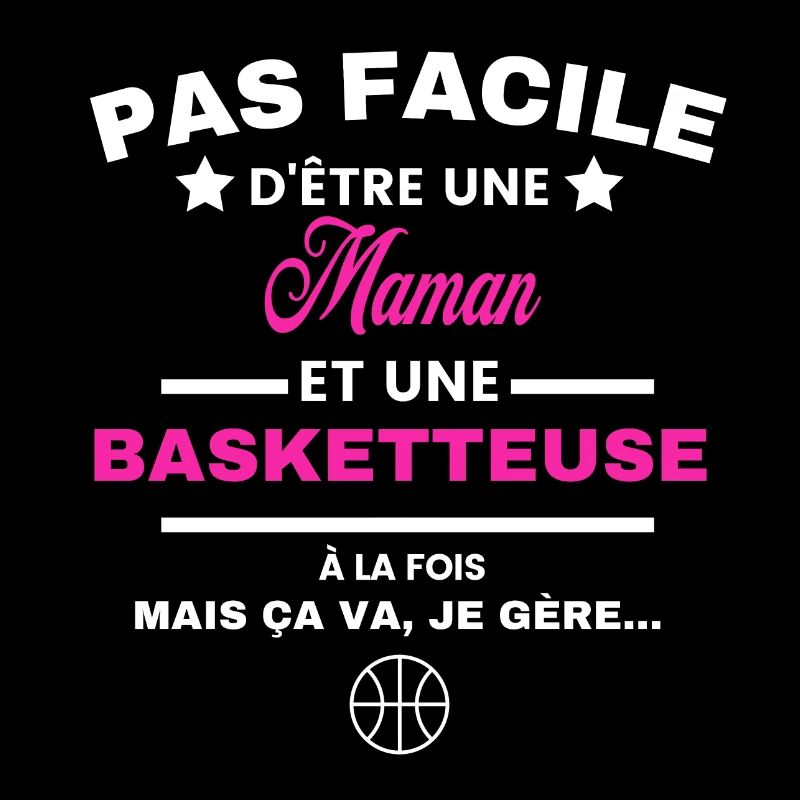 pas facile d'être basketteuse et Maman