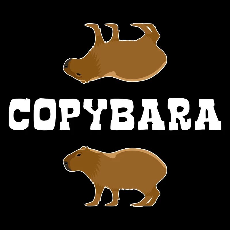 Copybara - Capybara Wortspiel - Copy Paste