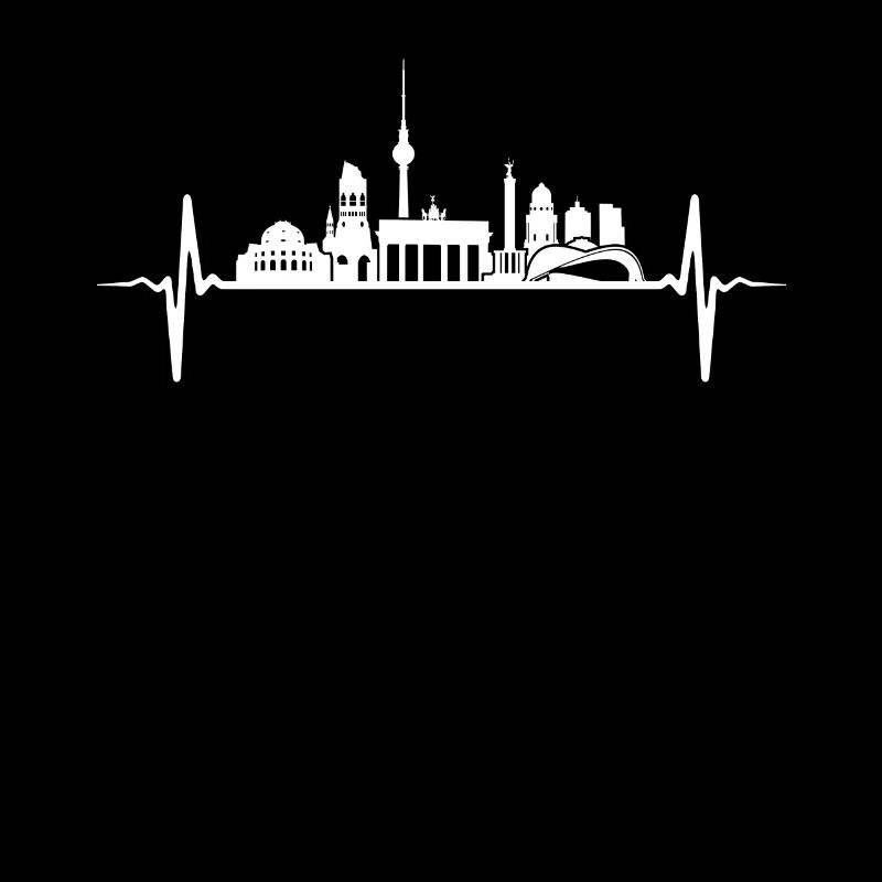 Cadeau de battement de coeur de Berlin Skyline de Berlin