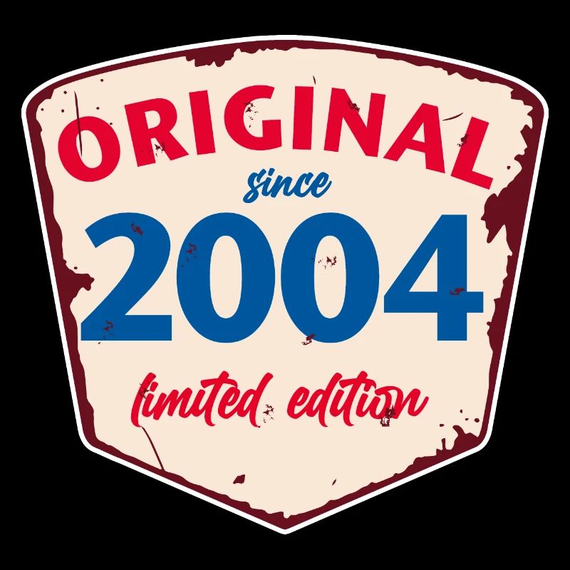 2004 Blechschild - édition chaulée - Millésime