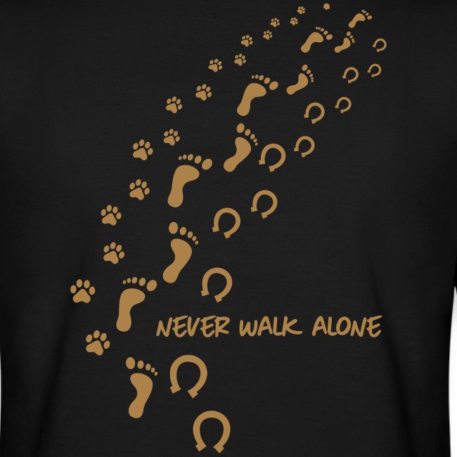 Vorschau: never walk alone hund pferd - Frauen Polo Shirt