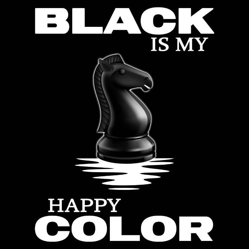 échecs, le noir est ma couleur heureuse juneteenth