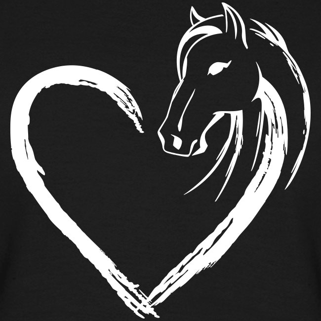 Pferde Herz - Frauen Polo Shirt