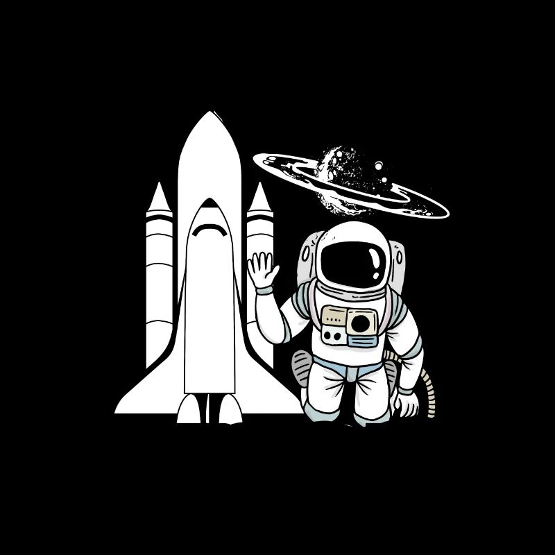 Astronaut Rocket Space Galaxy Gift