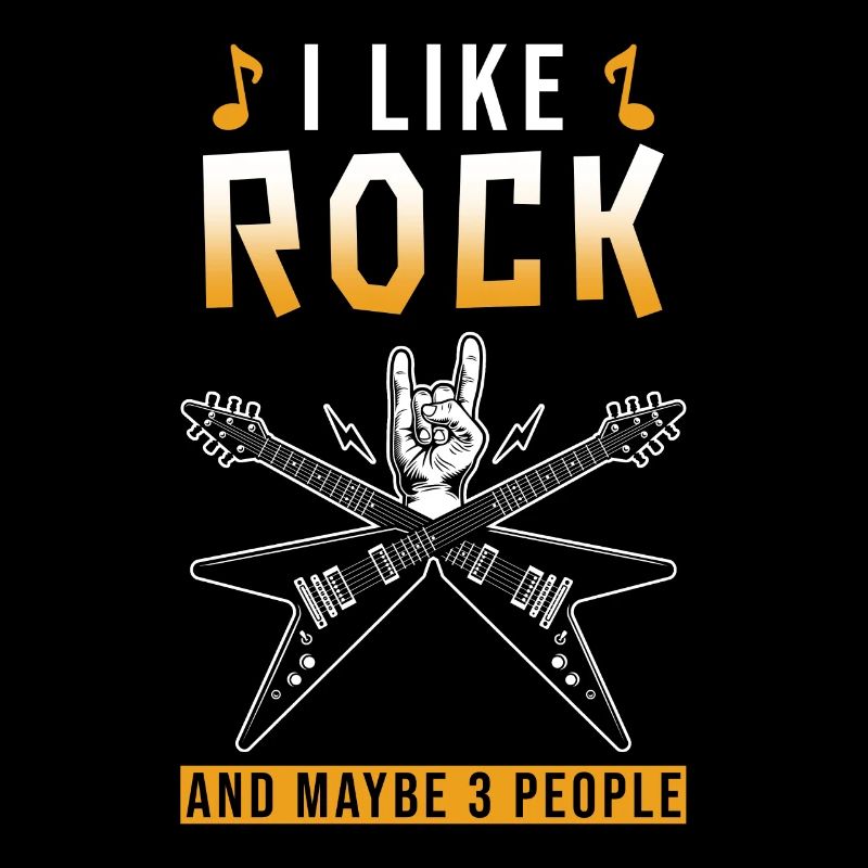 Rock saying funny rocker