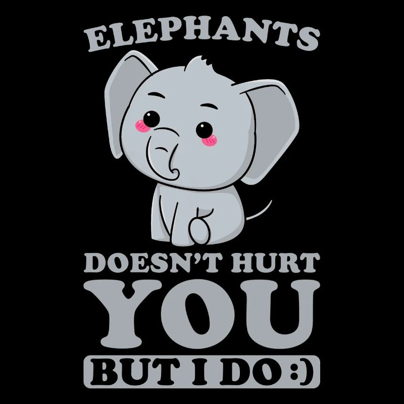 Elephants ne vous fait pas de mal, mais je le fais