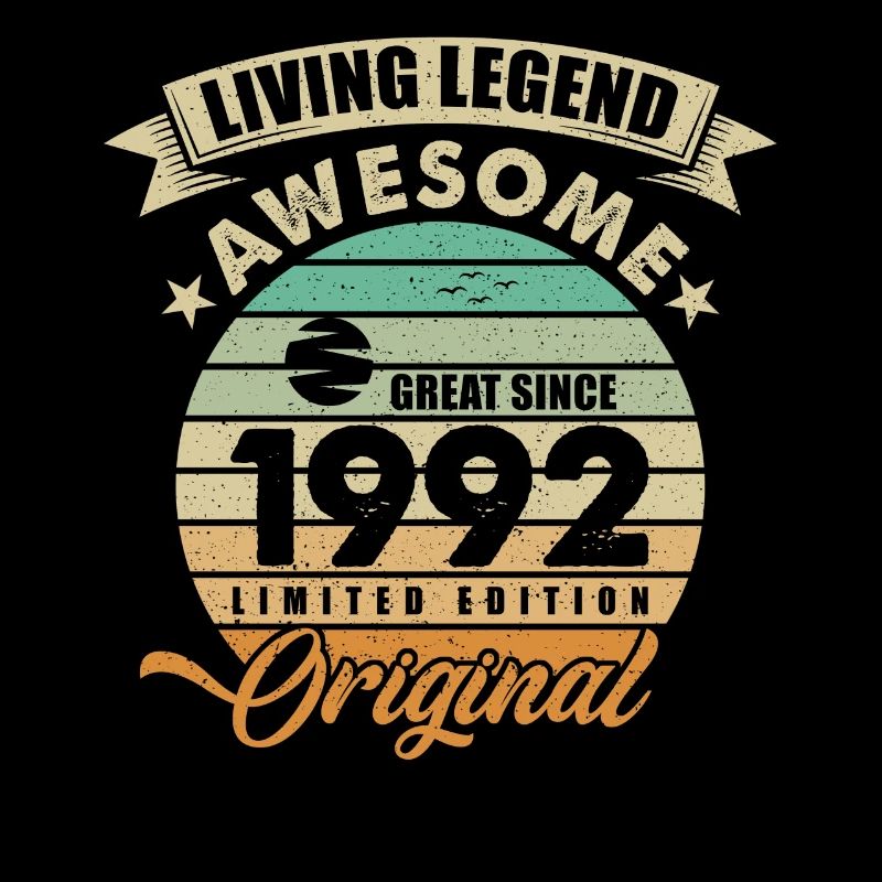 1992 Anniversaire Rétro Original
