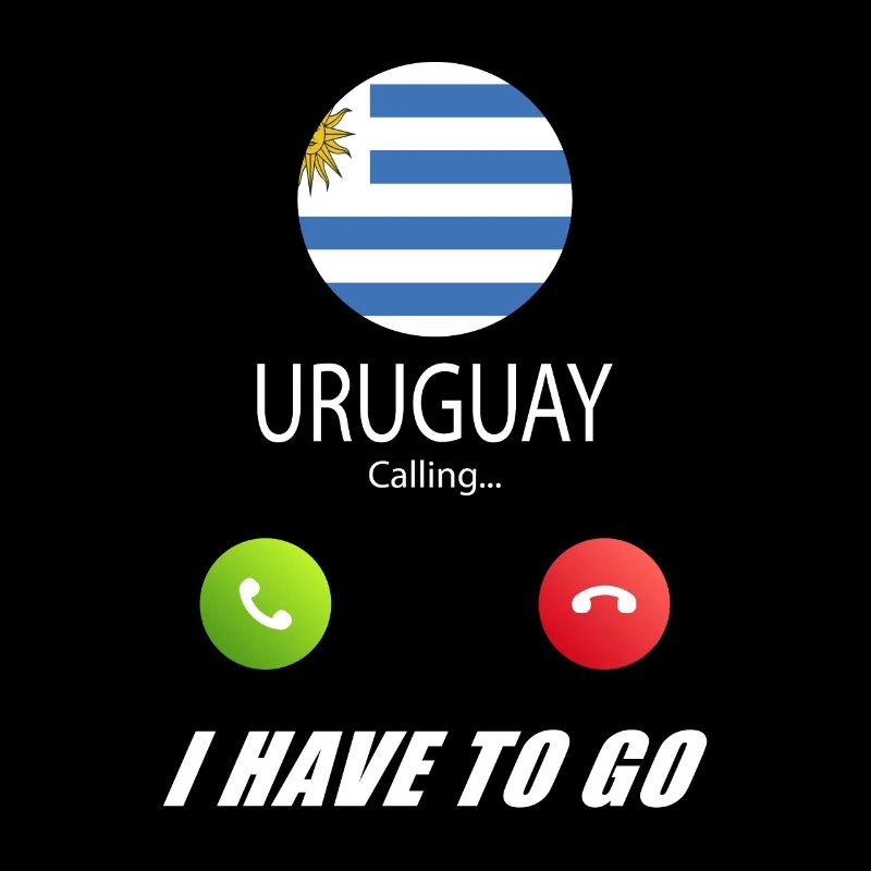 Uruguay ruft an Lusiger Flaggen Spruch