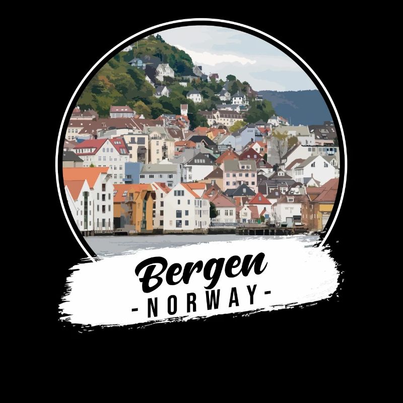 Bergen Norwegen Souvenir