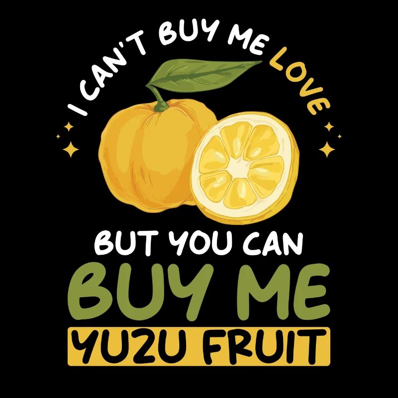Yuzu Frucht Spruch