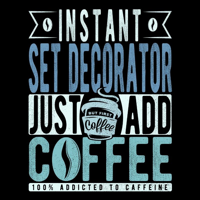 Set Dekorateur Kaffee Spruch