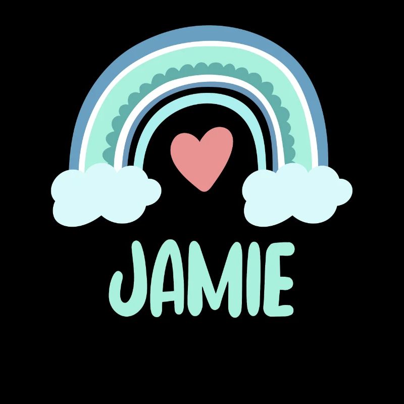 Jamie Name Regenbogen Baby