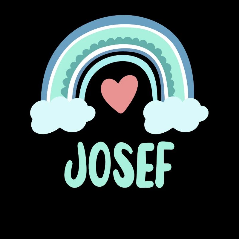 Josef Name Regenbogen Baby