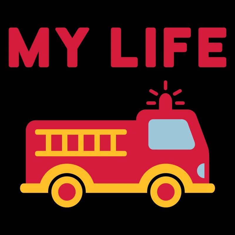Ma vie (camion de pompiers avec échelle)