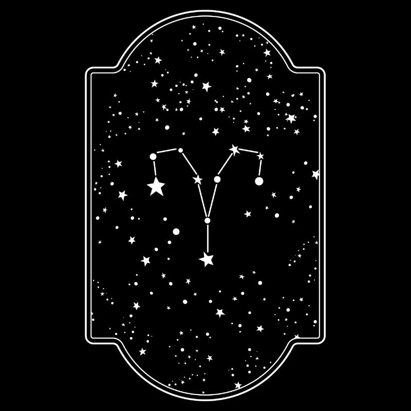 Zodiac Aries stars sky night