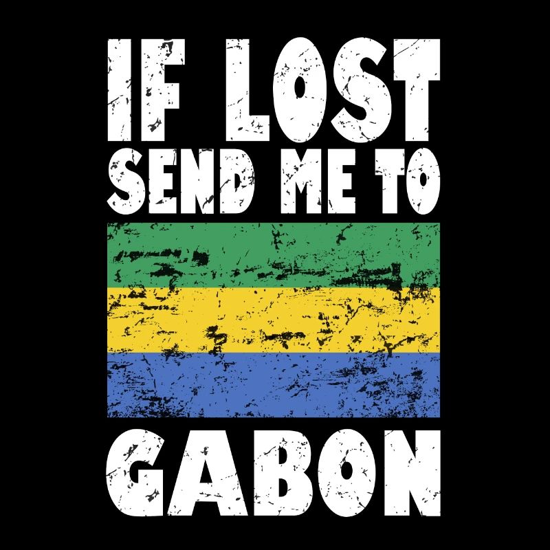Gabun Flagge Spruch