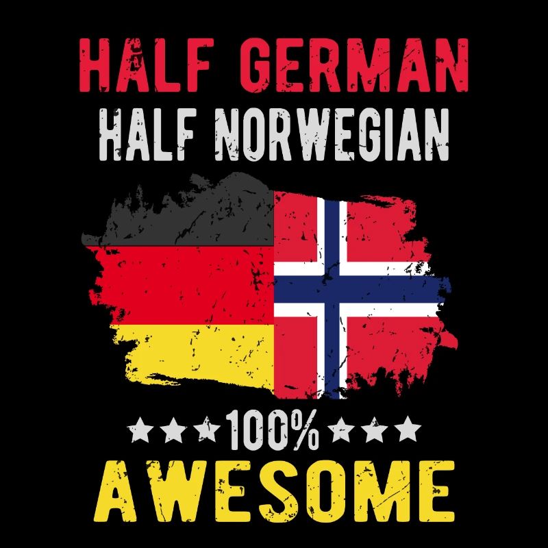 Half German half Norwegian
