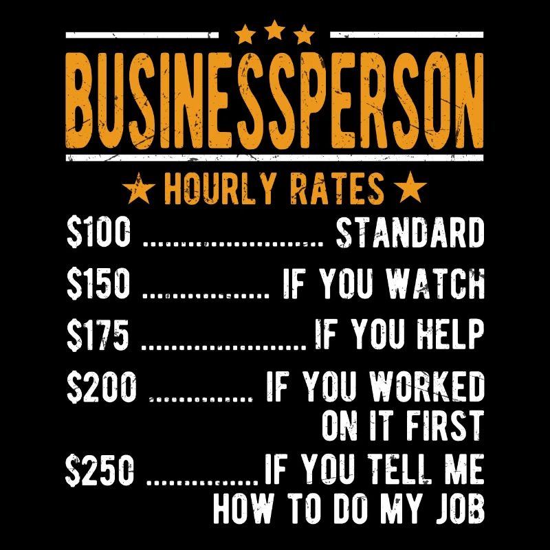 Self-employed hourly wage