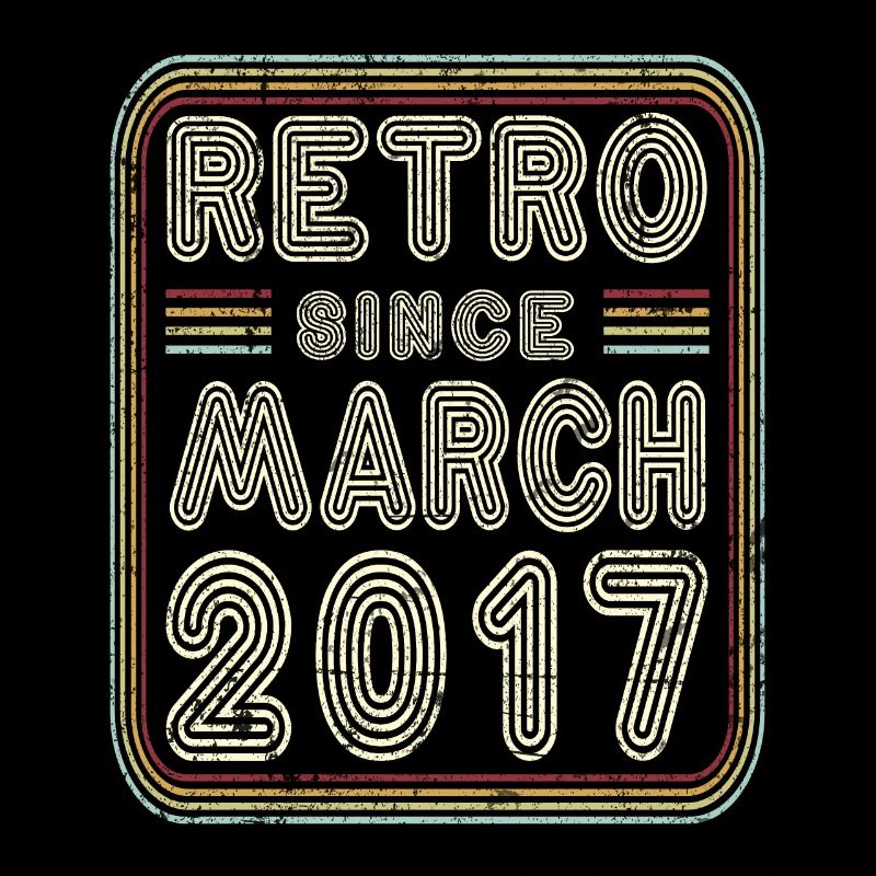 Anniversaire Mars 2017 Cadeau rétro
