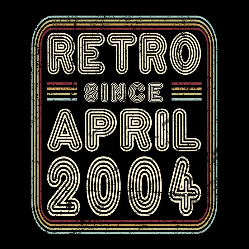 Geburtstag April 2004 Retro Geschenk