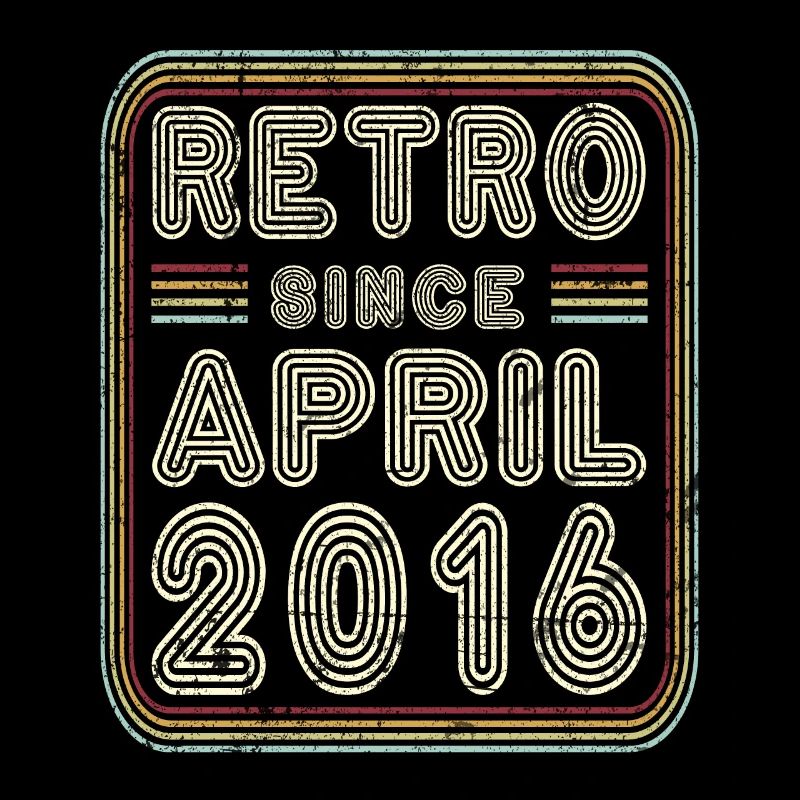 Birthday April 2016 Retro Gift