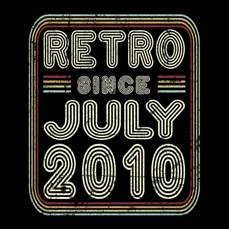 Geburtstag Juli 2010 Retro Geschenk