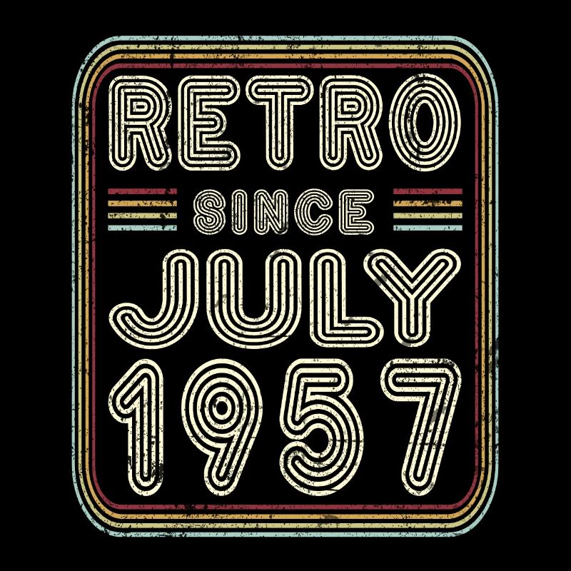 Geburtstag Juli 1957 Retro Geschenk