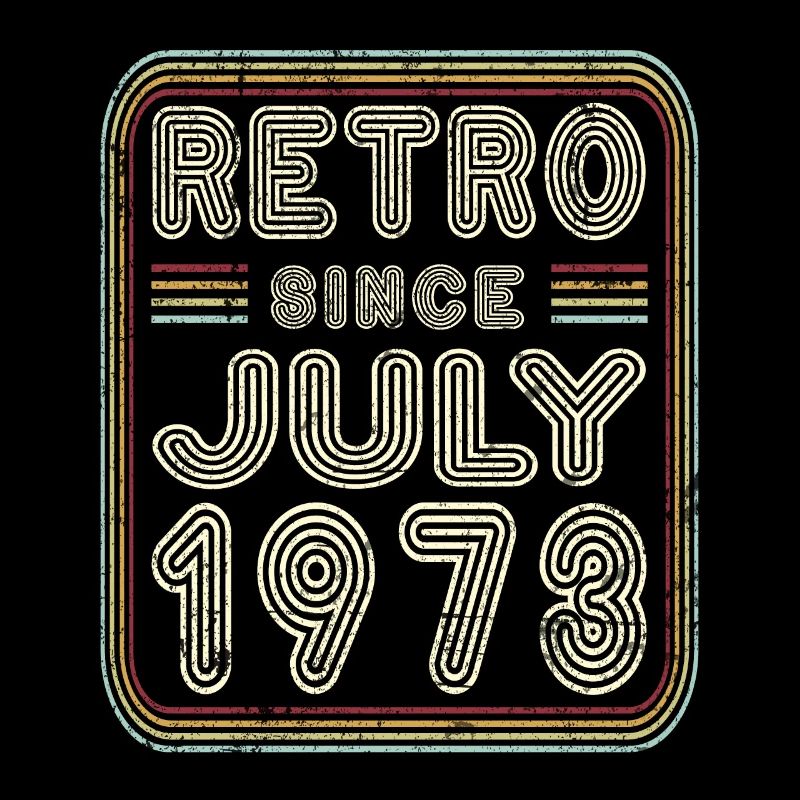 Geburtstag Juli 1973 Retro Geschenk