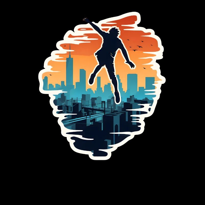 Course libre de parkour
