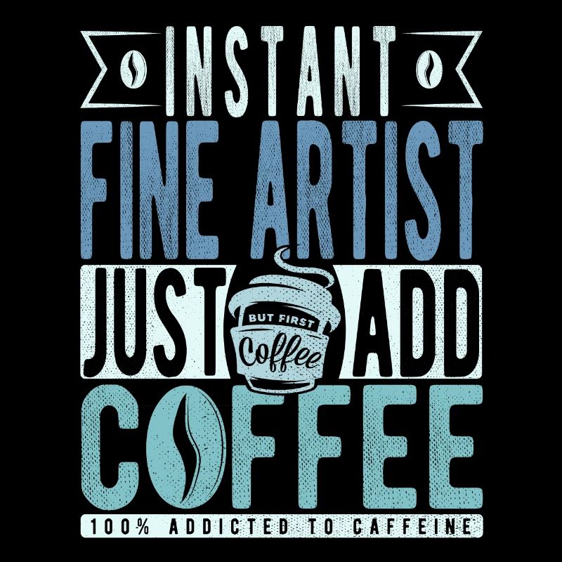 Artiste instantané Fine Il suffit d’ajouter du café