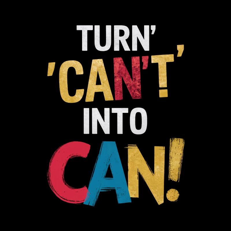 Transformez la canette en canette de motivation