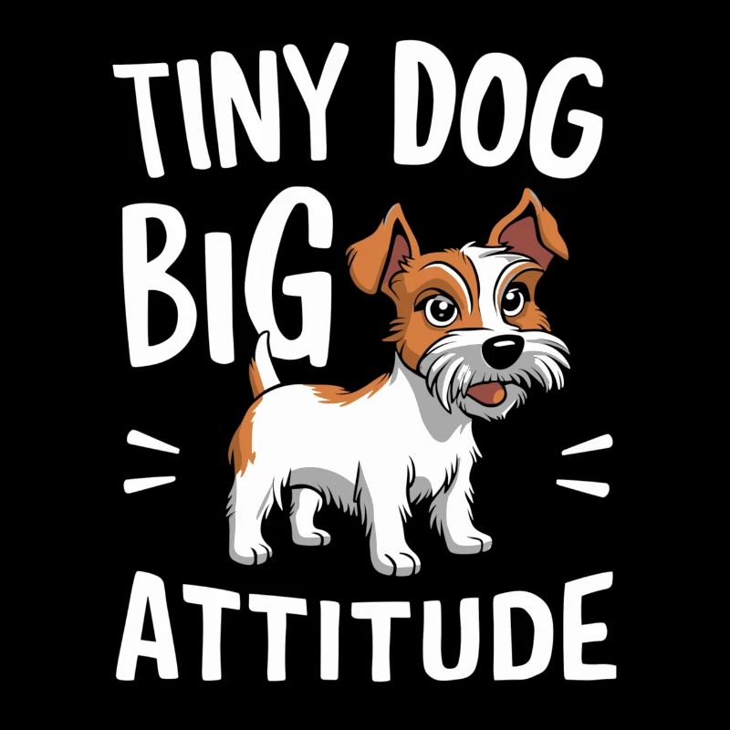Terrier Chien Petit Chien Grande Attitude