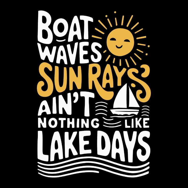 Boot Wellen Sonnenstrahlen Seetage, Sommer,