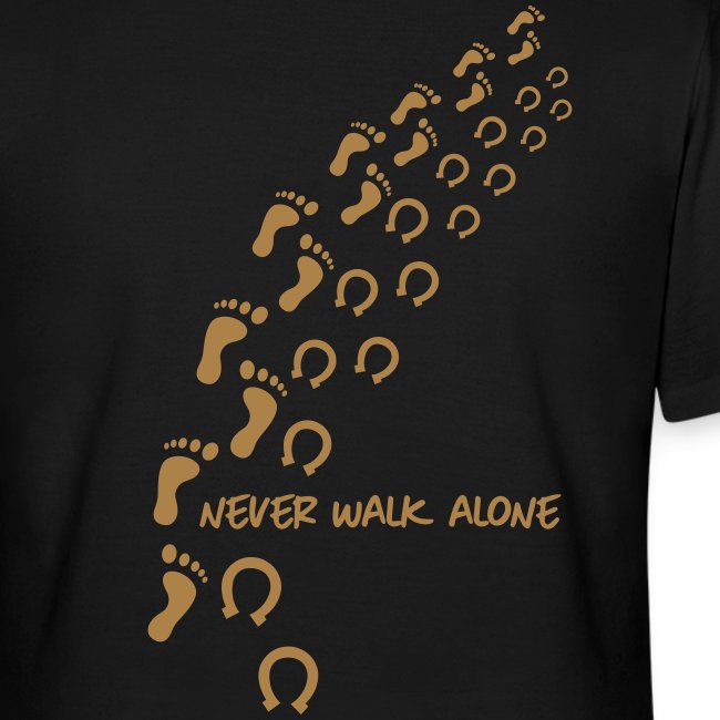 never walk alone horse - Frauen Polo Shirt