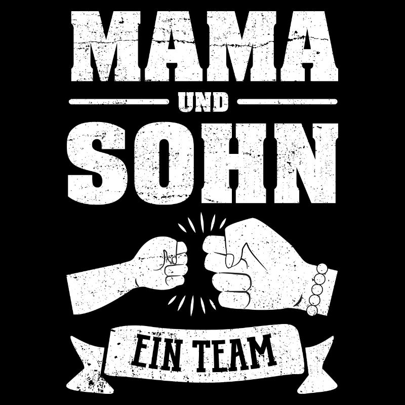 Mama und Sohn Ein Team Muttertag