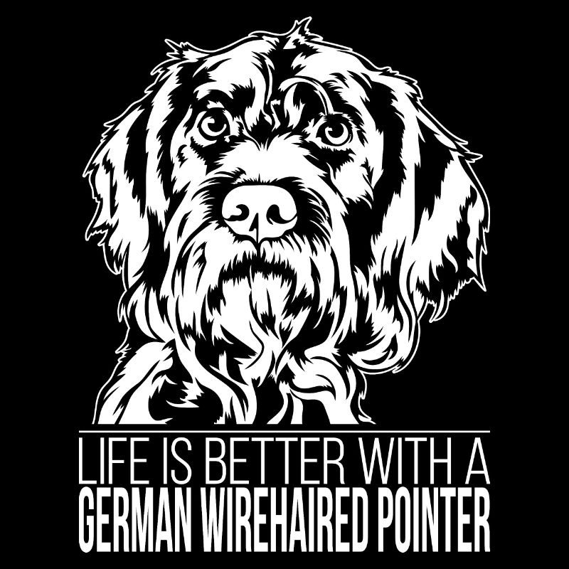 La vie de German Wirehaired Pointer est meilleure Wilsigns