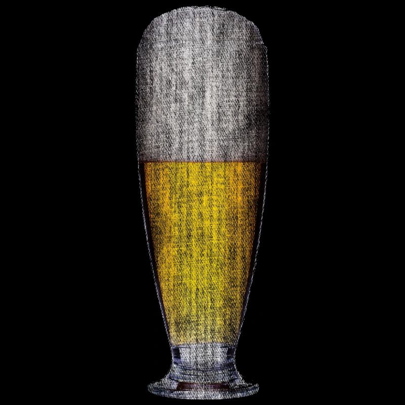 Beer retro look retrolook foam head