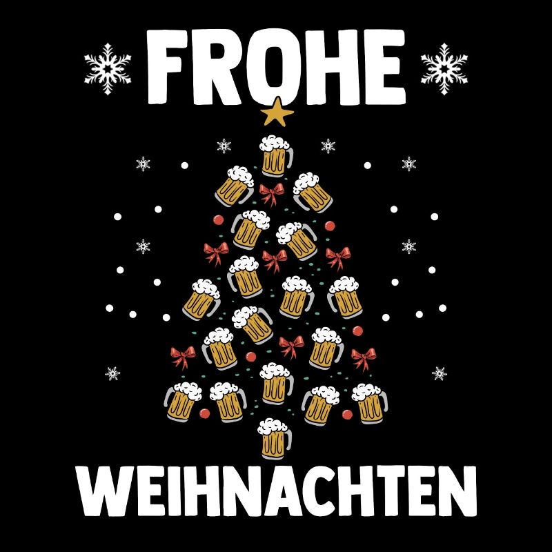 Frohe Weihnachten Bier Weihnachtsbaum