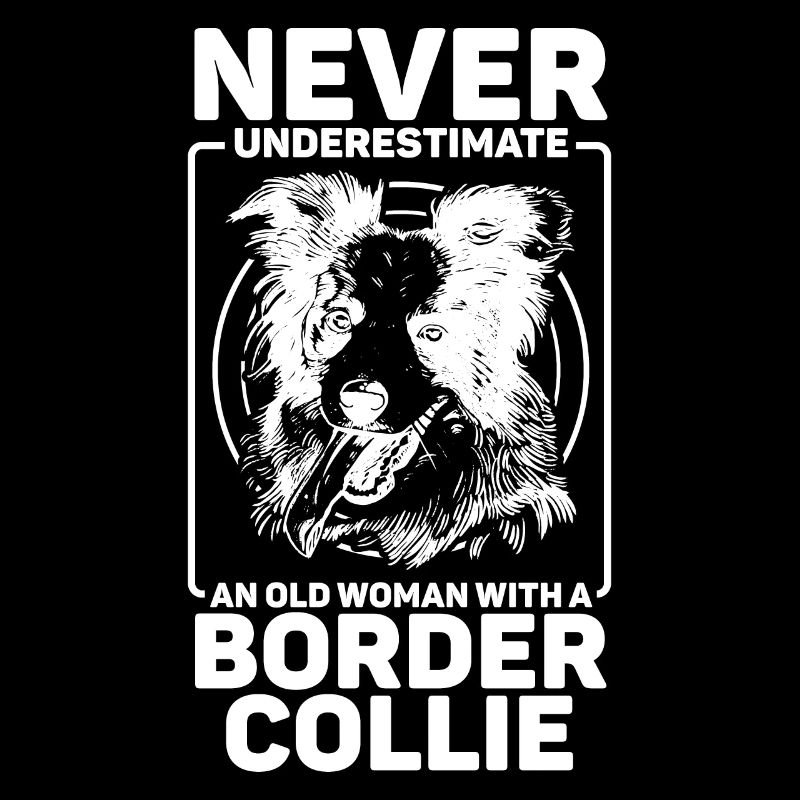 Conception unique de border collie pour