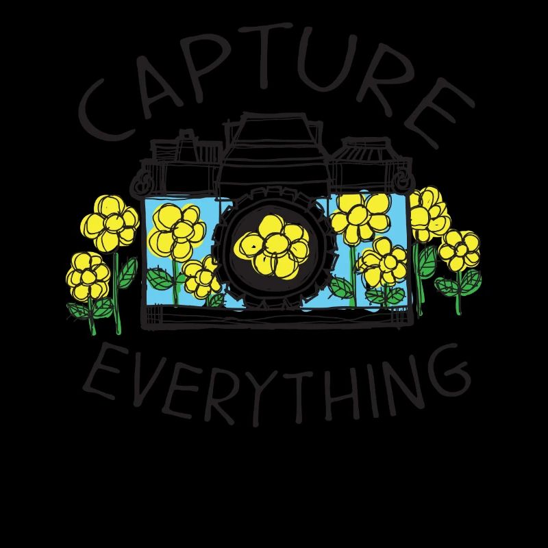 Capture Everything Lively Floral Camera Visual