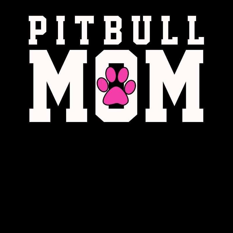 Conception de mère pitbull pour sauvage et aimant