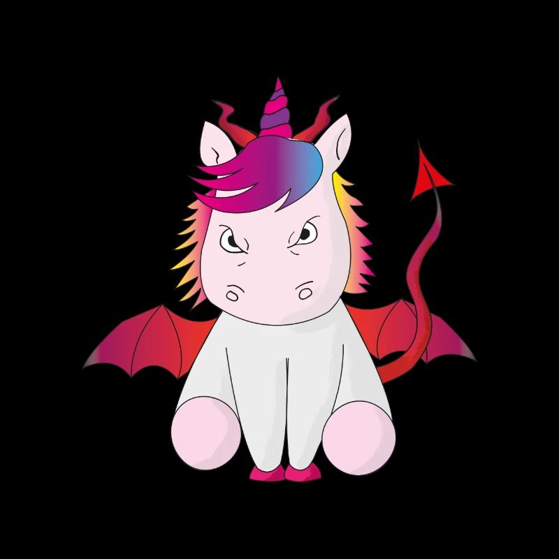 Teufelshorn das Einhorn böse Geschenkidee witzig