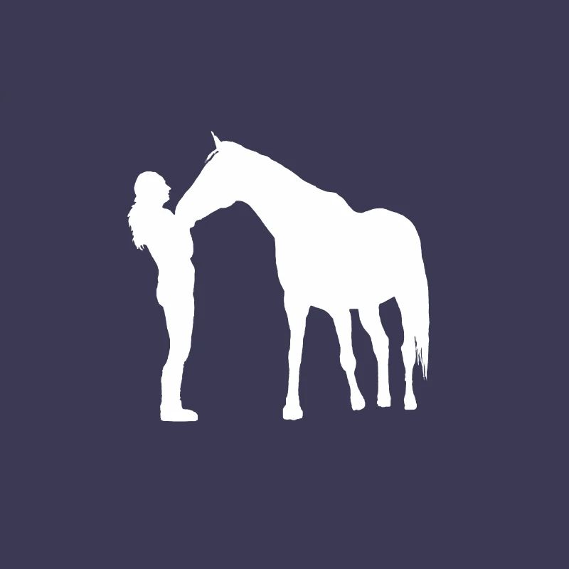 Pferdemädchen mit Pferd