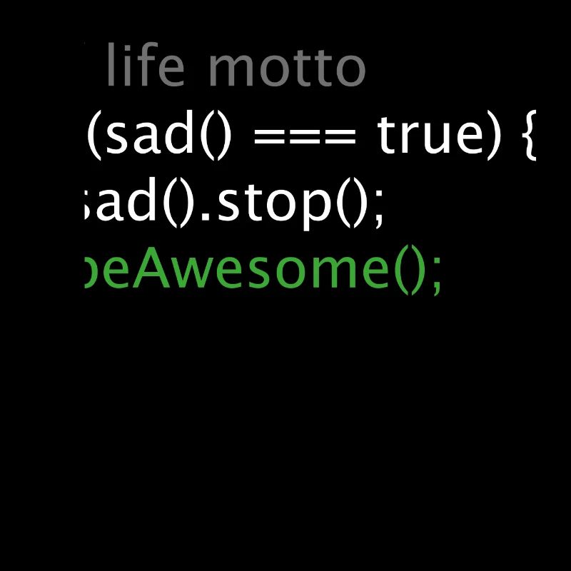 Computer Science Nerd Geek Programmer Life Motto