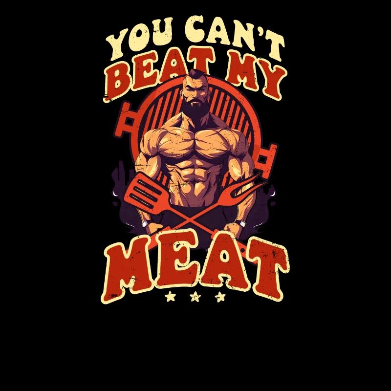 Bodybuilder BBQ Cant Beat Meat