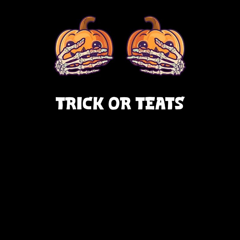 Halloween Brusttrick oder Zitzen