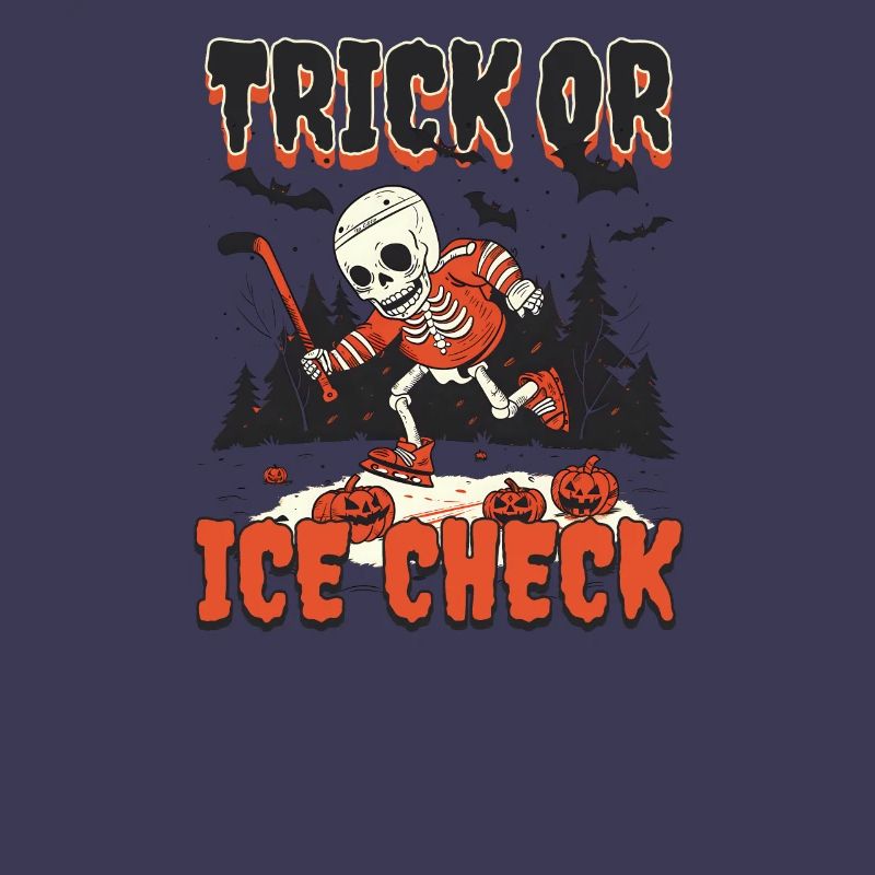 Halloween Eishockey Trick oder Eischeck