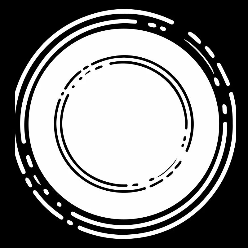 Circle empty symbol placeholder