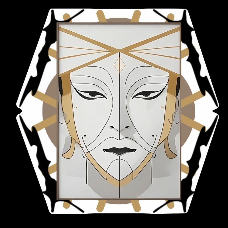 Visage de style boho